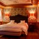 Romantic room of Miramonti hotel in Cogne
