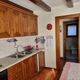 Kitchen of the apartment Rabarbaro in Cogne
